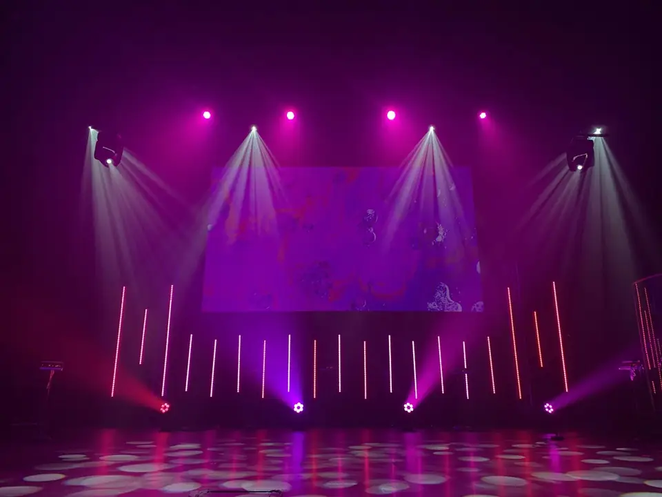 Iluminación y sonido para evento